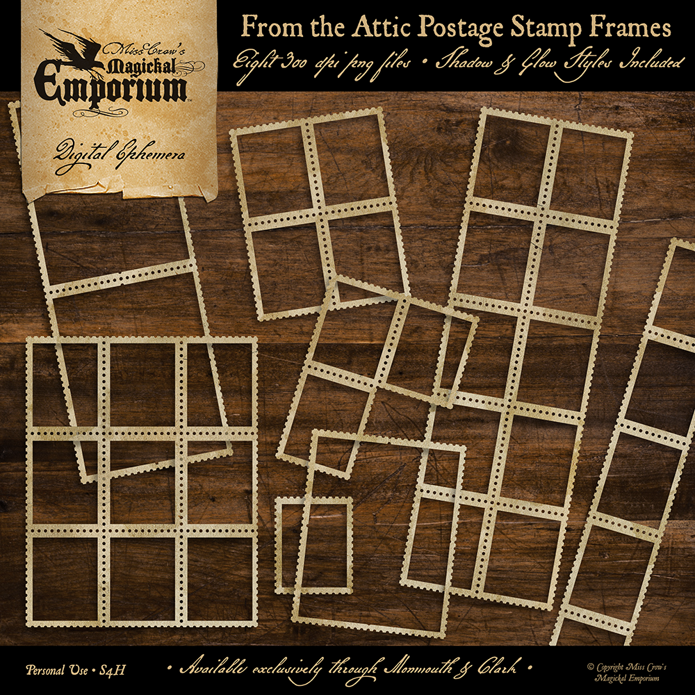 From the Attic Vintage Postage Stamp Frames